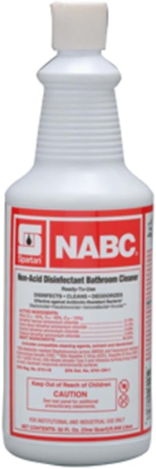 Spartan NABC Non-Acid Bathroom Cleaner RTU 32oz Bottle Case of 12