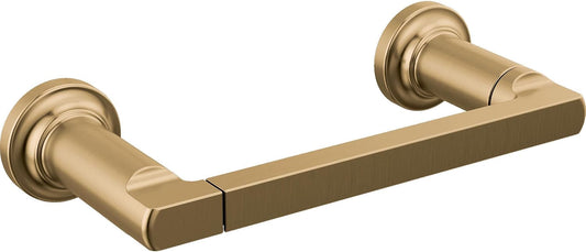 DELTA FAUCET Rubber Limited 78955-CZ Tetra Pivot Arm Toilet Paper Holder Bath Hardware Accessory in Champagne Bronze